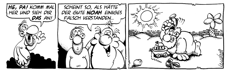 Die Arche Noah baut die Arche
