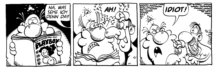 Playboy Gott liest Playboy