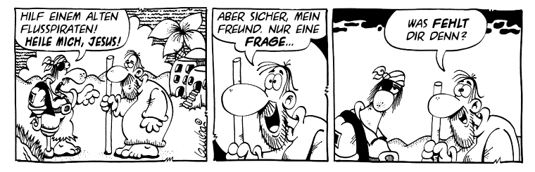 Der Flusspirat Der alte Flusspirat