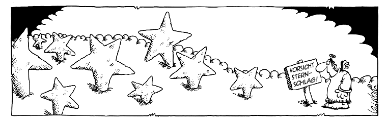 Sternschlag Vorsicht Sternschlag