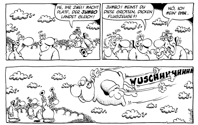 Jumbo Platz machen für den Jumbo