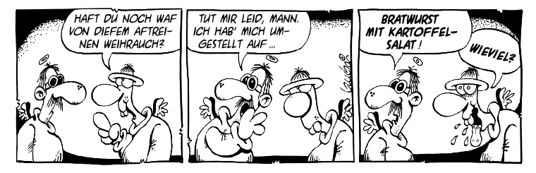 Bratwurst Bratwurst mit Kartoffelsalat