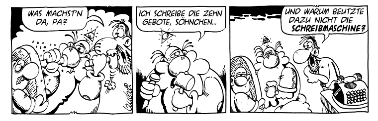 Die zehn Gebote Gott schreibt die 10 Gebote