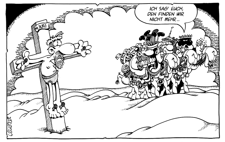 Vergebliche Suche Die heiligen drei Könige