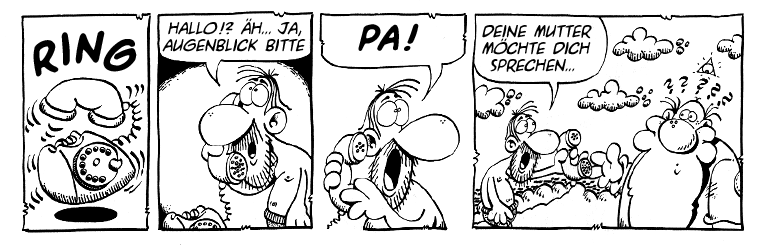 Telefon Gott bekommt einen Anruf