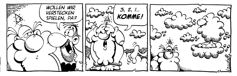 Versteckspiel Jesus spielt Verstecken