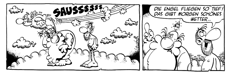 Tiefflug Das Wetter wird schön