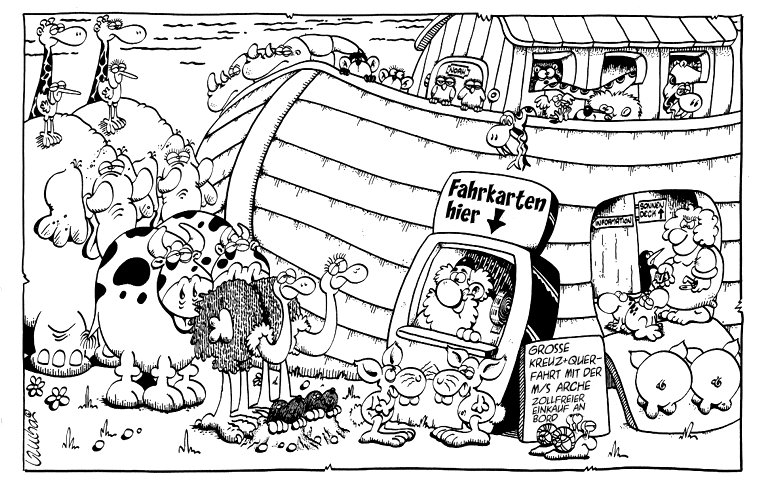 Fahrkartenverkauf Die Kreuzfahrt mit Noah