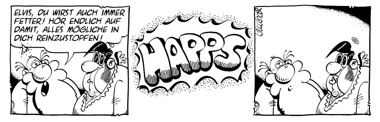 Elvis Elvis Presley schmeckt alles