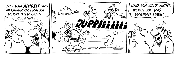 Der Atheist Als Atheist im Himmel